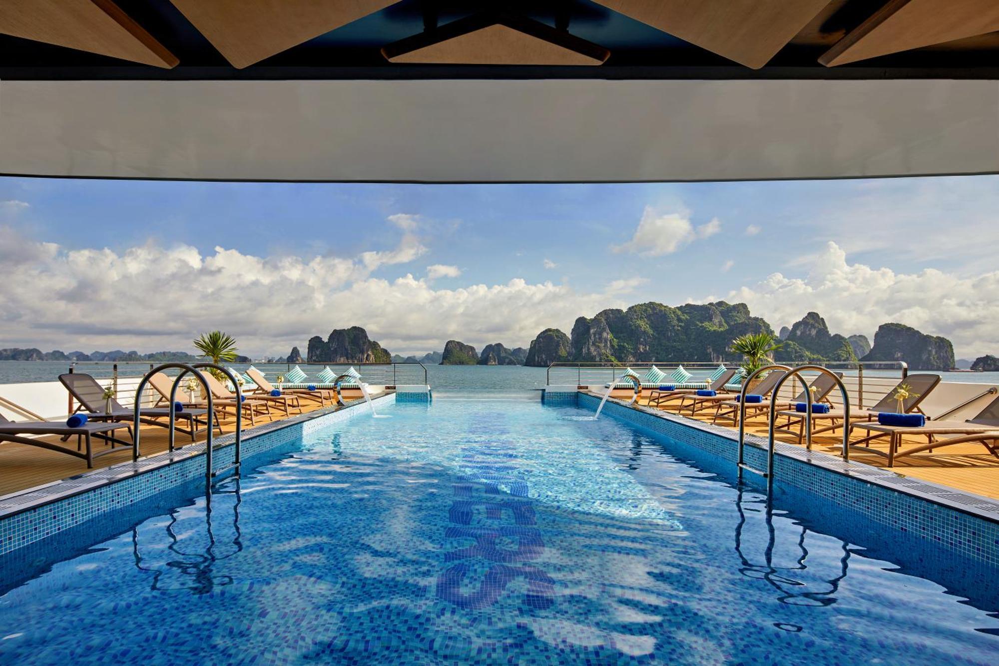 Grand Pioneers Halong Bay Cruise 2 Hotell Ha Long Exteriör bild